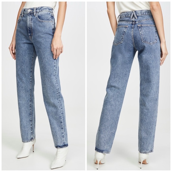 SLVRLAKE "London" Straight Leg Jeans Size 25 - Picture 1 of 16